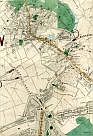 White Stone Pond, Hampstead, Hampstead Heath, Hampstead Ponds, Hamptead Junction Railway Tunnel, Hampstead Heath Station, South End, Finchley Road Station, Finchley Road, Midland Railway Tunnel, Belsize Park, North London Railway Tunnel, St John's Wood, Cricket Ground, & Primrose Hill