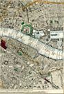 Goodman's Fields, Commercial Road East, Blackwall Railway, Custom House, The Tower, St Katharine Docks, London Docks, Wapping, The Thames, Upper Pool, Horsley Down, South Eastern Railway, Brighton & South Coast Railway, Southwark, & Bermondsey